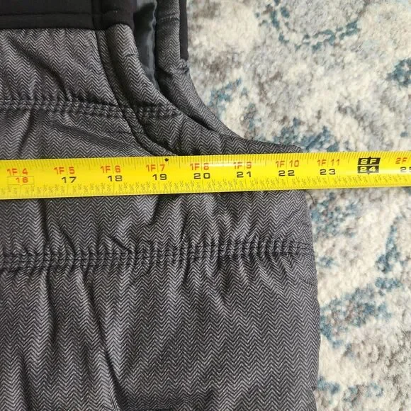 Rock & Republic Mens L Puffer Vest Insulated Gray And Black Zip Up Jacket Coat - Picture 7 of 11